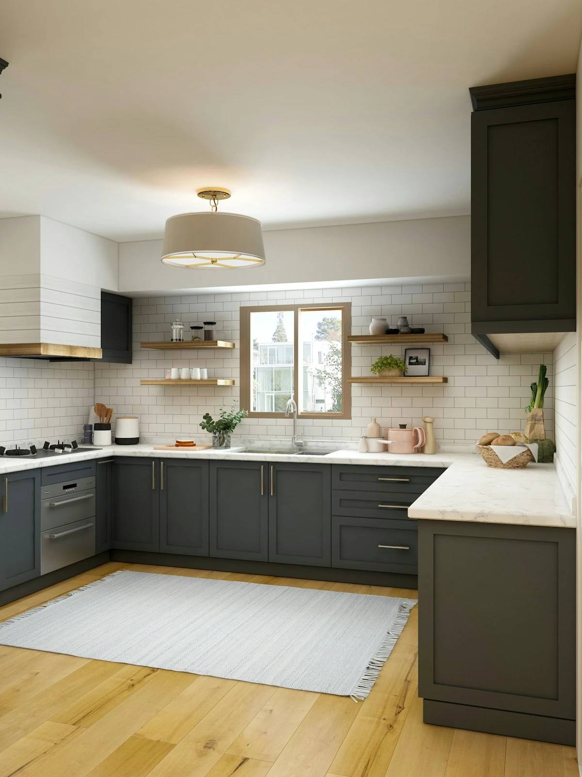 Shaker style kitchen cabinets